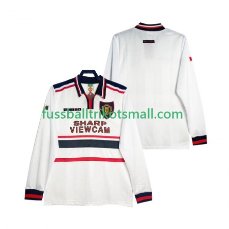 Fußballtrikots Manchester United 1999 Retro 1998 Langarm Auswärts-trikot kaufen